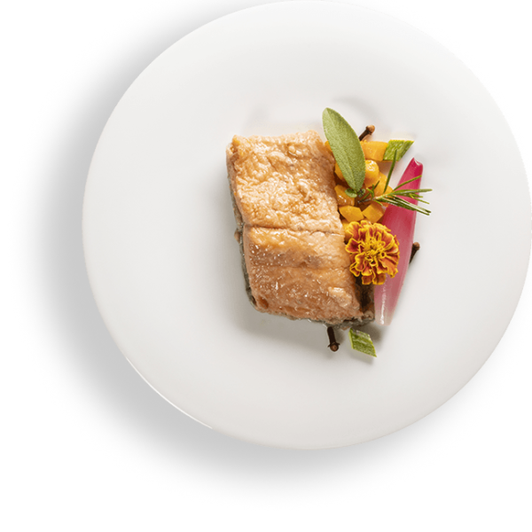 Filetto di Trota Salmonata in leggero Carpione
